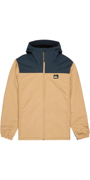 2026 Quiksilver Mens Overcast 3K Warm Waterproof Hooded Jacket EQYJK04202 - Dark Navy